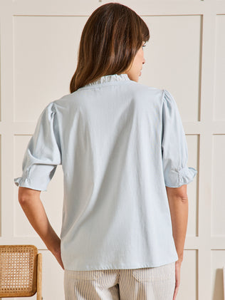 T-shirt volanté femme coton biologique