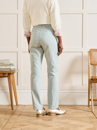 Women's organic cotton chino trousers