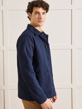 Veste worker homme twill coton recyclé