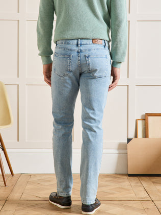 Jean regular homme - coton bio, délavage écoresponsable