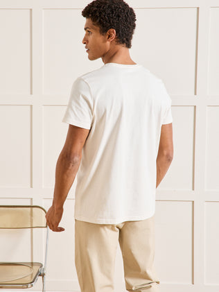 T-shirt uni brodé homme coton biologique
