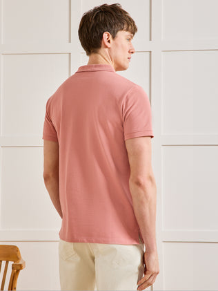 Polo uni maille piquée homme coton biologique