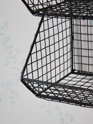 Metal pigeonhole shelves