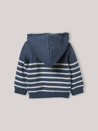 Cardigan à capuche Bébé - Coton biologique