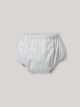 Ensemble T-shirt et bloomer en vichy Bébé