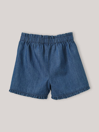 Short en denim light bébé
