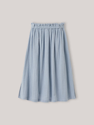 Jupe longue Fille en gaze de coton biologique