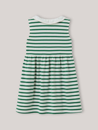 Robe marinière Fille en jersey - Coton biologique