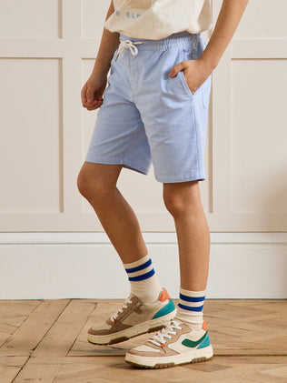 Boy's Oxford cloth Bermuda shorts