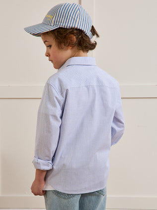 Boy's shirt with small checks
