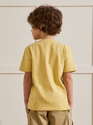 T-shirt chiné garçon - Coton biologique