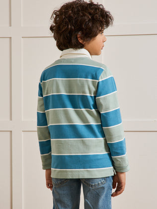 Boy's organic cotton rugby shirt