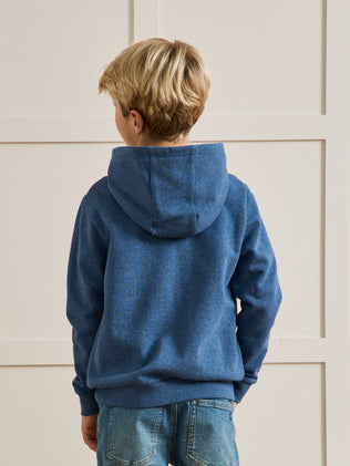 Boy's organic cotton hooded sweatshirt
