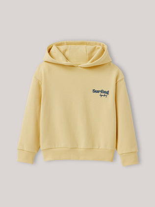 Boy's organic cotton hooded sweatshirt