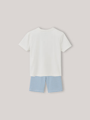 Boy's organic cotton pyjamas with shorts