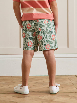 Boy's exotic print shorts