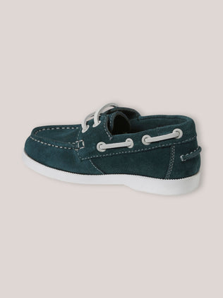 Boy's leather deck shoes